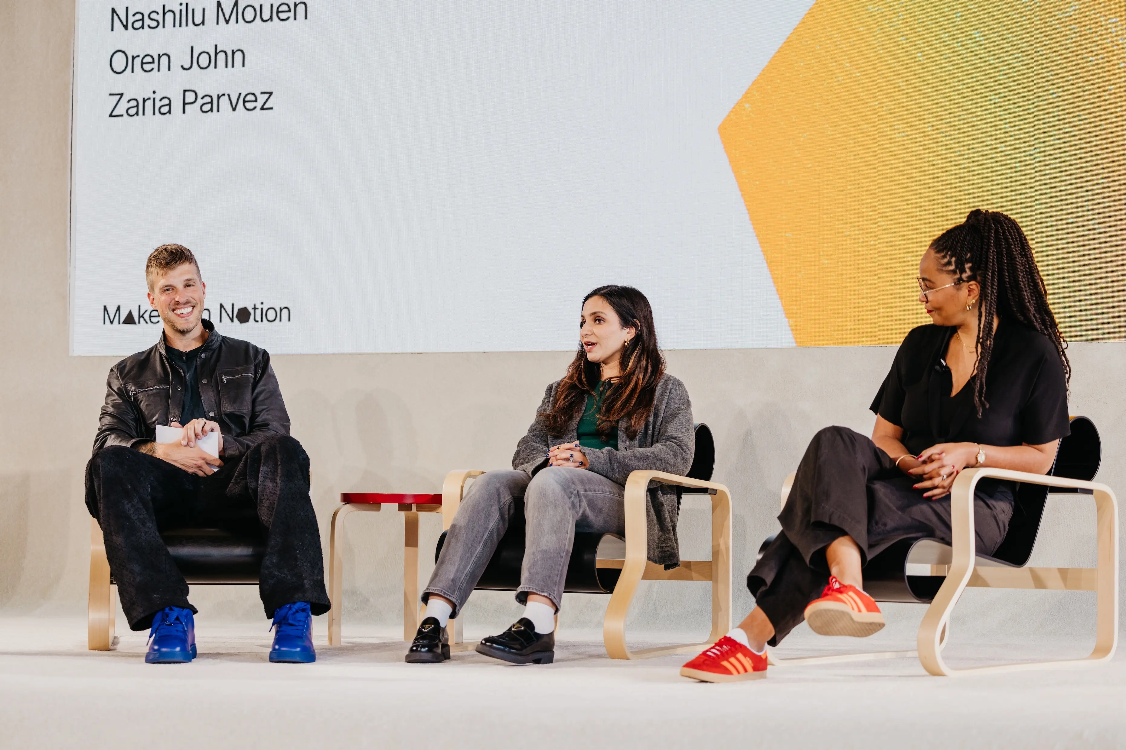 Scenes from Make with Notion